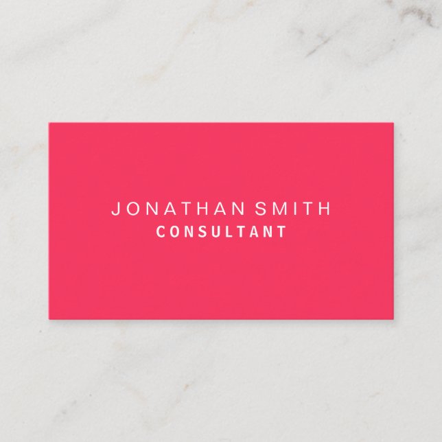 Professional Business Card (Front)