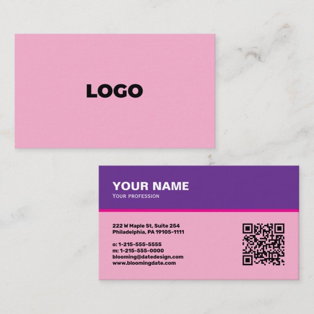 Professional Business Card for Entrepreneur (Front/Back)