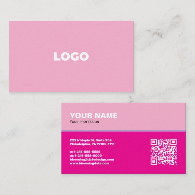 Professional Business Card for Entrepreneur (Front/Back)
