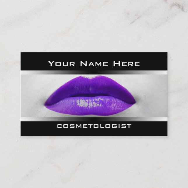 Professional Business Cards For Make-Up Artists (Front)