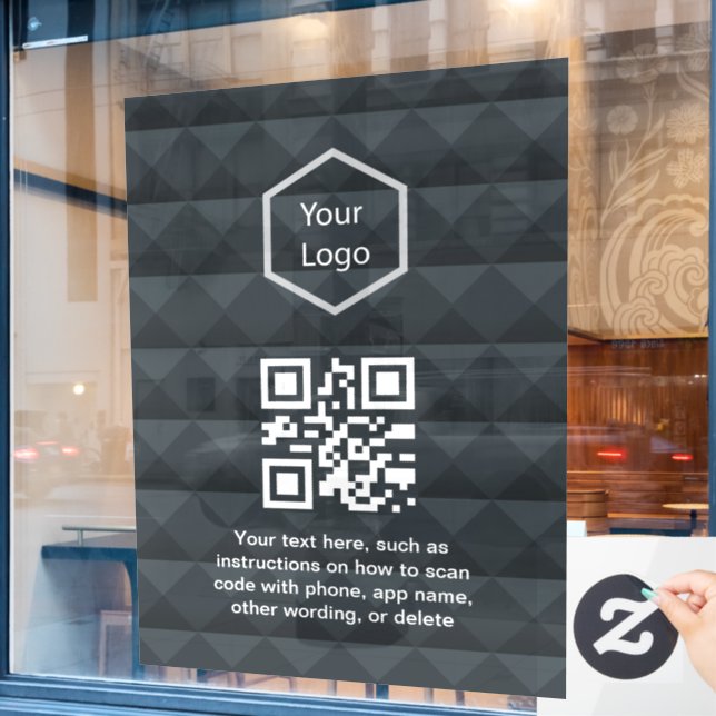 Professional Business Company Corporate Logo (Cafe Window)