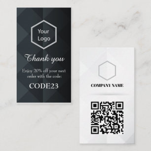 Professional Business Company Corporate Logo Discount Card