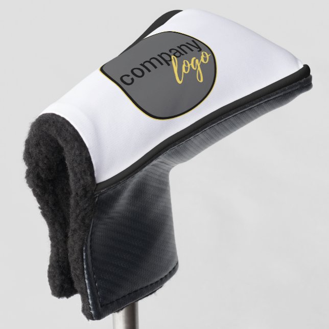 PROFESSIONAL BUSINESS COMPANY LOGO CIRCLE WHITE GOLF HEAD COVER (3/4 Front)