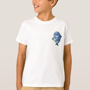 Professional Business Dolphin Tablet Blue Kids T-Shirt