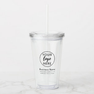 Professional Business Logo Acrylic Tumbler