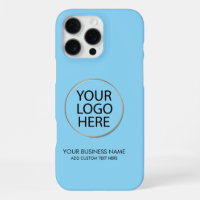 Professional Business Logo and Text Company Blue
