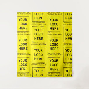 Professional Business Logo and Text Company Yellow Tapestry