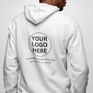 Professional Business Logo & Branded Text Uniform Hoodie