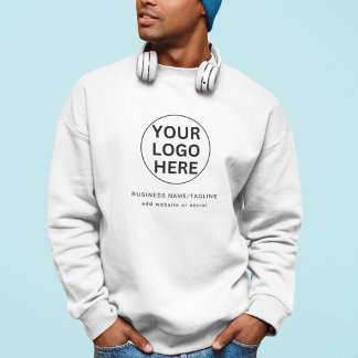 Professional Business Logo & Branded Text Uniform Sweatshirt