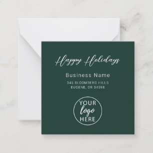 Professional Business Logo Christmas Holiday Card