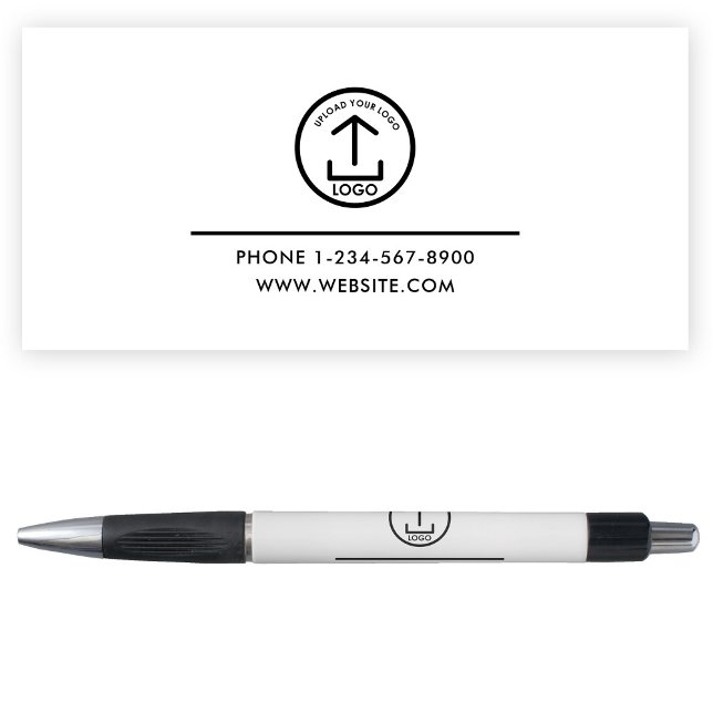 Professional Business Logo Contact Details White (Professional Business Logo Contact Details White Pen)