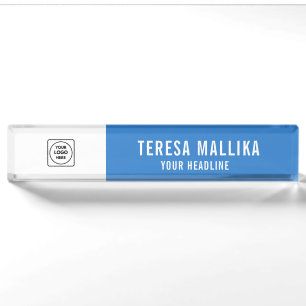 Professional Business Logo Desk Nameplate