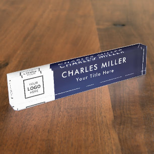 Professional business logo Desk Nameplate