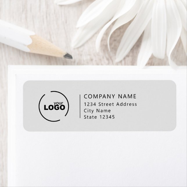 Professional Business Logo Grey Return Address  (Insitu)