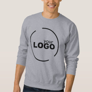 Professional Business Logo Grey Sweatshirt