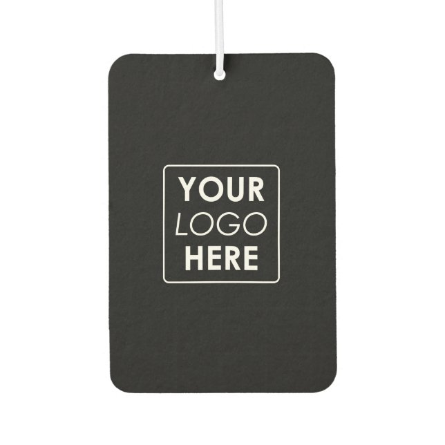 Professional Business Logo Modern Business Black Car Air Freshener (Front)