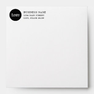 Professional Business Logo Return Address Envelope
