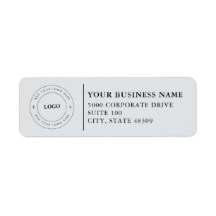  Professional Business Logo  Return Address Label