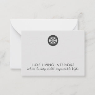 Professional Business Note Card Handwritten Script