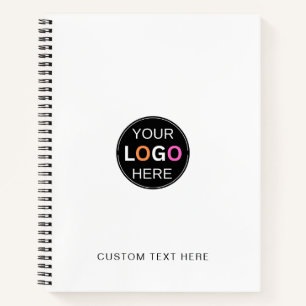 Professional Business Notebook with Company Logo