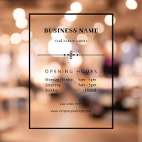 Professional Business Office Black Opening Hours