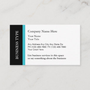 Professional Business Services Card
