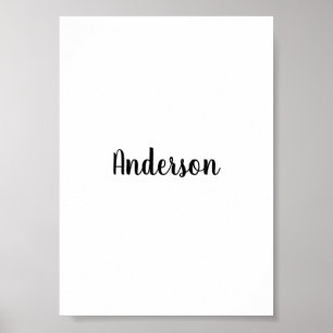 Professional Business Standard Semi-Gloss 5"x7" Poster