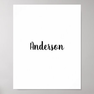 Professional Business Standard Semi-Gloss 8"x10" Poster