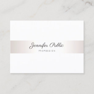 Professional Calligraphy Elegant Modern Minimalist Business Card
