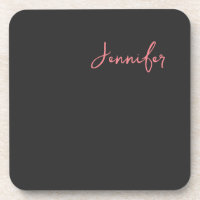 Professional Calligraphy Name Minimalist Plain 