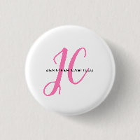 Professional Calligraphy Script Monogram Girly