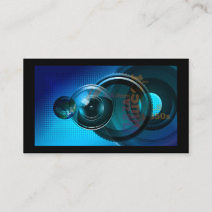 Professional Camera Lens Viewfinder Photography Business Card