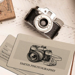 Professional Camera Photographer Gift Certificate
