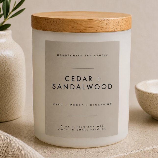 Professional Candle Branding Label (Creator Uploaded)