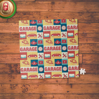 Professional Car Repairman Iconic Designed Jigsaw Puzzle