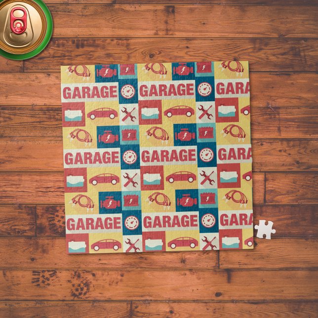 Professional Car Repairman Iconic Designed Jigsaw Puzzle (Creator Uploaded)