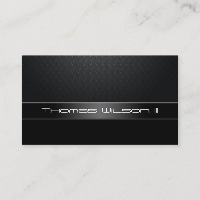 Professional Carbon Fibre Car Business Cards (Front)