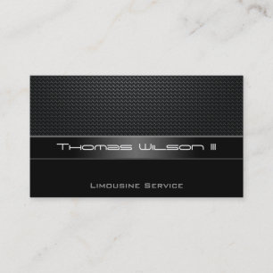 Professional Carbon Fibre Limo Business Cards