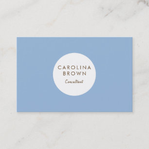 Professional Carolina Blue Business Card