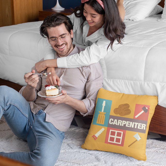 Professional Carpenter Iconic Designed Cushion (Creator Uploaded)