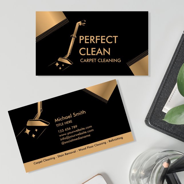 Professional Carpet Cleaning and Floor Cleaning  B Business Card (Creator Uploaded)