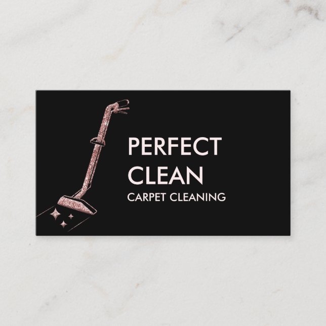 Professional Carpet Cleaning and Floor Cleaning  B Business Card (Front)
