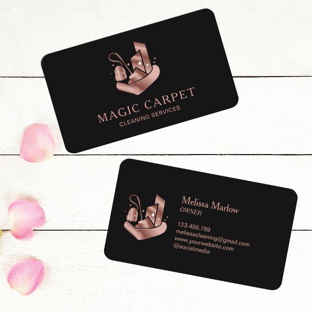 Professional Carpet Cleaning and Floor Cleaning Business Card (Creator Uploaded)