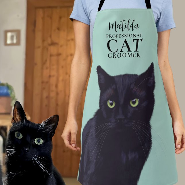 Professional Cat Groomer Personalised Apron (Creator Uploaded)