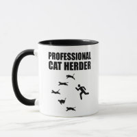 Professional Cat Herder Funny Herding Cats