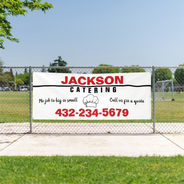 Professional Catering Service Banner (Insitu)