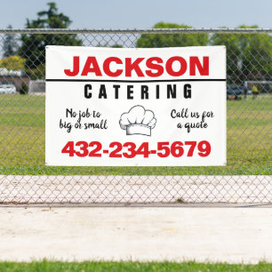 Professional Catering Service Banner   Food Vendor