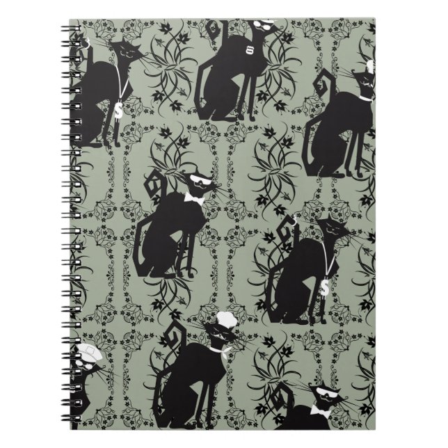 Professional Cats, matching, 80 page notebook (Front)