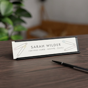 Professional Certified Nurse Midwife Desk Name Plate