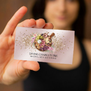 Professional Charcuterie Catering Grazing Board Business Card